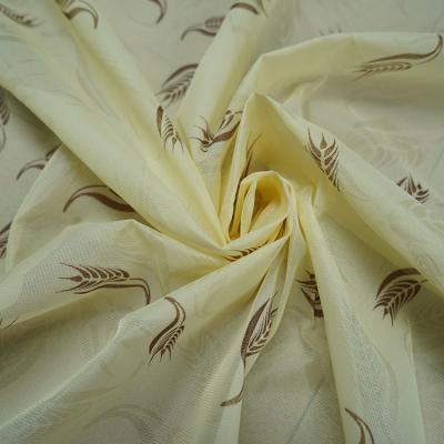 High Grade 215cm Beige knitted Jacquard Mattress Fabric Lightweight
