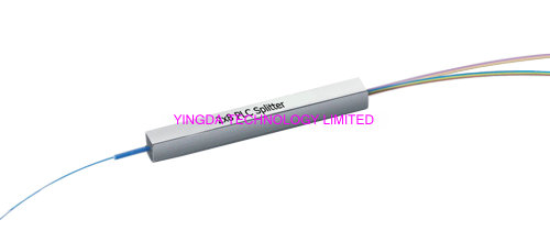 SC/UPC Coupler Fiber Optic PLC Splitter 2X8 900um 9/125um SM 1Meter G657A LSZH