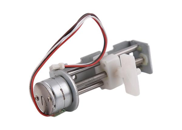 5V o motor deslizante linear do micro da C.C. 15mm com slider do parafuso suporta o passo 0.5mm do M3 do passo da ligação do ângulo da etapa de 18 °