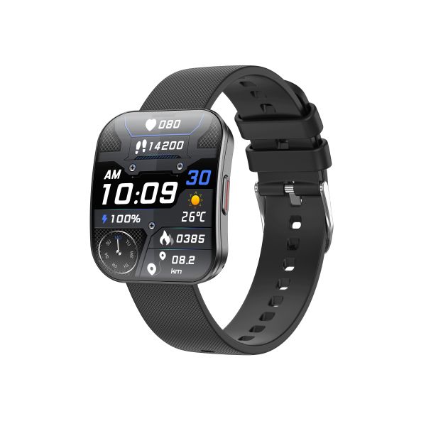 New Design Sports Smart Watch U17 Ultra-thin Curved AMOLED 1.85inch Answer Call IP68 Health Fitness Wrist Watches Smartwatch