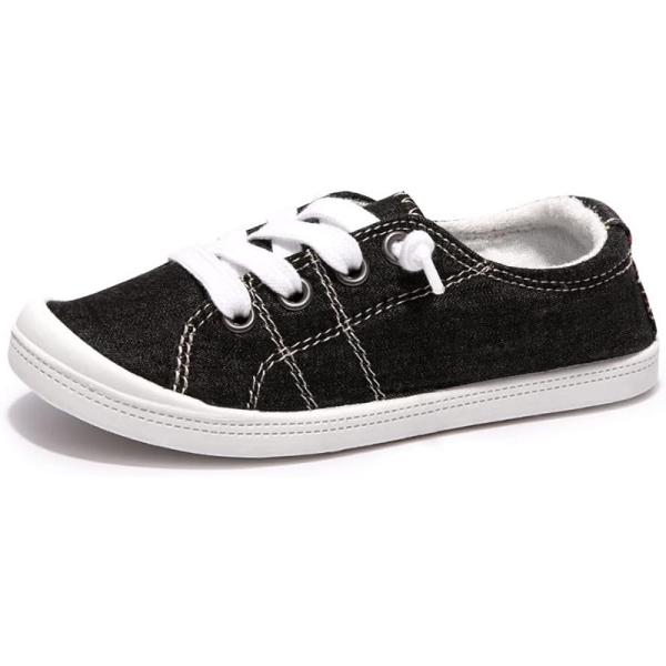 Girls And Boys Kids Canvas Sneakers Low Top Comfortable Walking Shoes