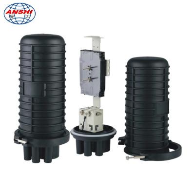 FOSC Fiber Optic Joint Closure , Fiber Enclosure Box With 3 Inlets / Outlets