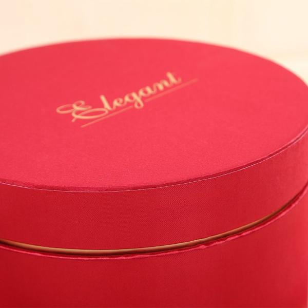 Christmas Decoration Recycled Paper Cans Packaging Gift Box Round Cardboard Boxes