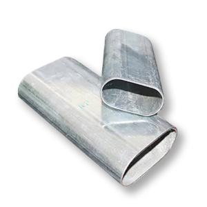Les balustrades ont soudé le tube ovale dégrossi plat d'acier doux Q345 0.5mm