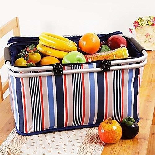 Hot & Cold Insulated Cooler Tote Bagswith Shoulder Strap Foldable Durable