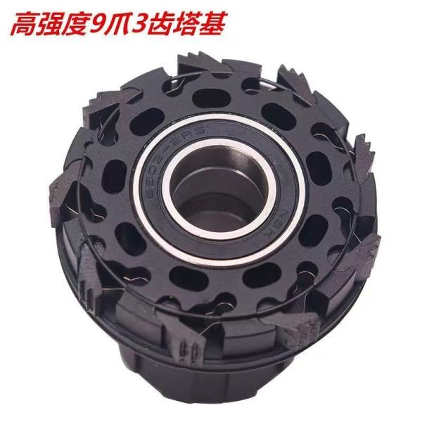 MTB Sealed Bearing 26 Inch Bicycle Wheelset 9 Claws 3 Teeth Rust Resistant