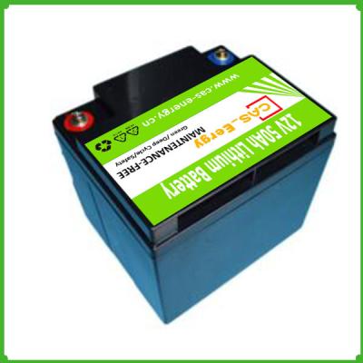 12.8v Rechargeable lifepo4 battery  lithium for solar power system 12v 50Ah