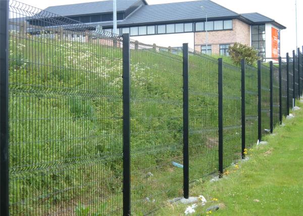 Welded Wire Bends Fence Panel Pvc Coated Wire Mesh