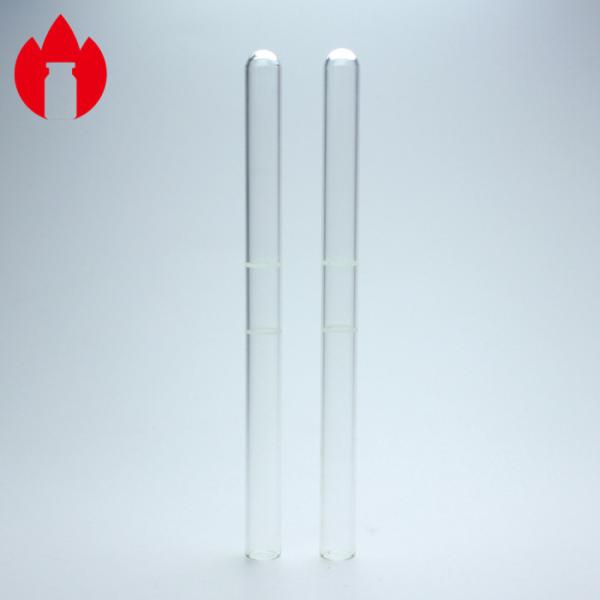 Borosilicate Glass Test Tubes Customized Size Clear Color ISO Certificated