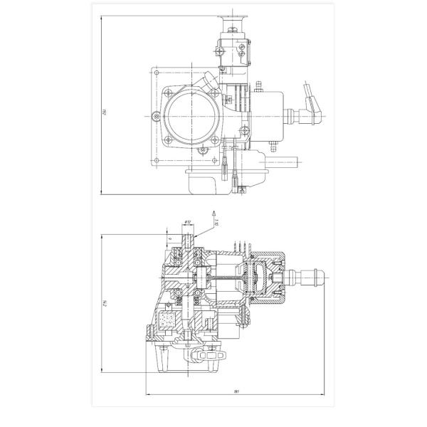 Lightweight Sinotruk Spare Parts Special Gasoline Engine For Aircraft / Ship Model