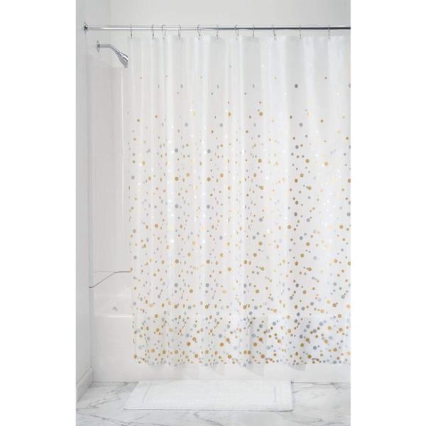 Factory Wholesale Walmart bathroom  Disposable Plastic Shower Curtain With Hooks