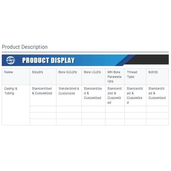 Api 5,59 мм Толщина стены Нефтяное и газовое месторождение Цементирующее соединение с M65 BTC