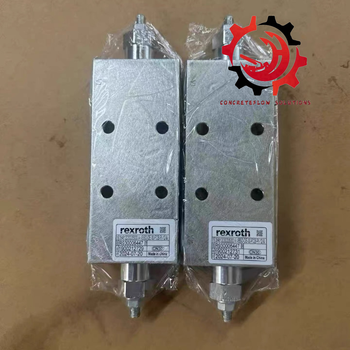 Leistritz Rexroth R930006447 R930050353 rotary drilling rig pressure cylinder balance valve hydraulic balance valve rotation
