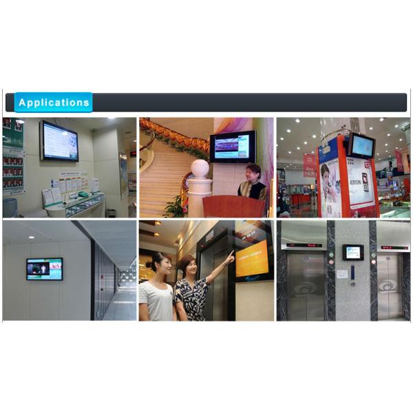 Restaurant Commercial Wall Mount Lcd Display ,, Compatible Large Lcd Screens For Advertising