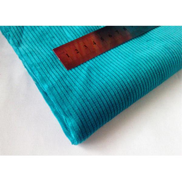 16 Wale Plaid Cotton Corduroy Fabric Shrink Resistant For Dress / Garment