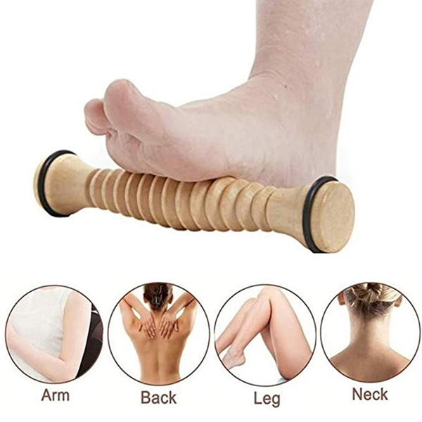 OEM Wooden Fitness Equipment Body Back Foot Wooden Massage Roller