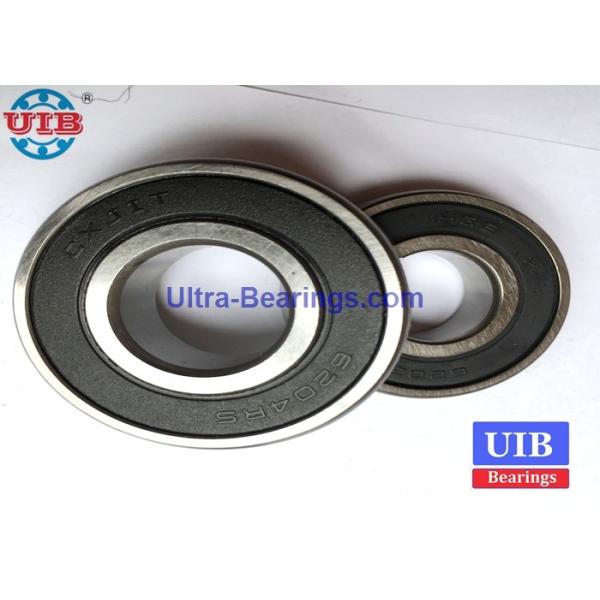 P0 Chrome Steel Gcr15 Precision Ball Bearing 20*52*15mm 6304 2RS For Conveyor Roller