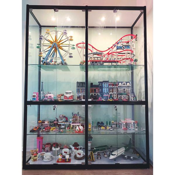 Medal Cup Tempered Glass Showcase Exhibiting Gift Glass Display Case