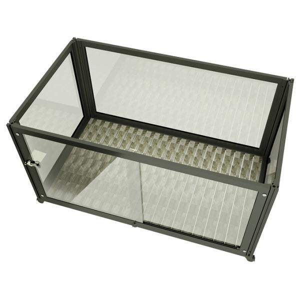 Металлическая домашняя клетка для домашних животных Алюминиевая сплав Дом для собак Клетка для собак