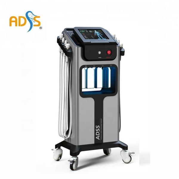 Dermabrasion de descascamento ultrassônico enfrenta o oxigênio de Jet Peel Injetor Facial Water da máquina do cuidado