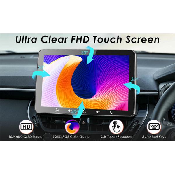 RDS 1 Din Car Stereo Mirrorlink 9 дюймовый Android Head Unit Mp5 Player Carplay