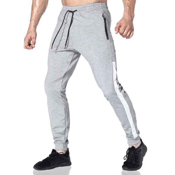 Людей Joggers Sportswear черноты Drawstring 65% хлопок брюки тренируя идущие
