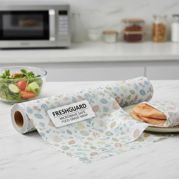 Custom OEM Microwave Safe Food Grade Wrapping Paper for Food Storage and Preservation