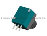 Le type horizontal rotatoire unité simple du potentiomètre RV97P0N0 a isolé le potentiomètre scellé par axe