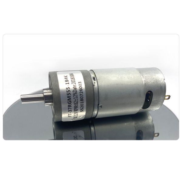 FT-37RGM555 12V DC Spur Gear Motor For Blackboard Eraser Cleaner