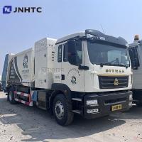 Howo SITRAK 4*2 Carregador traseiro Caminhões de lixo comprimidos Caminhão de lixo