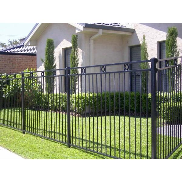 Pressed Spear ,Crimped Spear Tubular Fence Garrison Fencing for sale