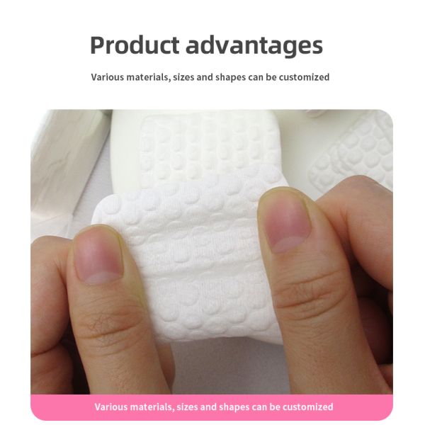 Mayorista OEM 400 piezas de almohadillas para uñas sin pelusa, suaves, no tejidas, toallitas de algodón desechables para limpiar el polvo de uñas de gel