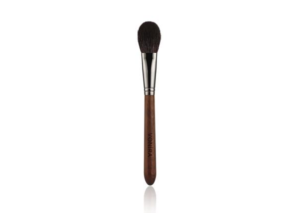 A cara natural de alta qualidade da composição do cabelo da cabra da beleza de Vonira completa cora mordente do pó do contorno que destaca escovas cosméticas