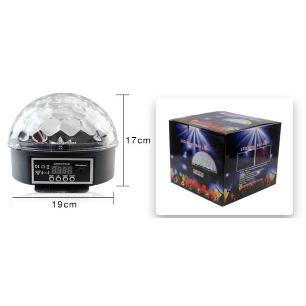 6*3W RGBWAP 6 Colors Or 3 Colors RGB Dmx512 18w Led Crystal Ball TSA253-2 USD8.95~9.95