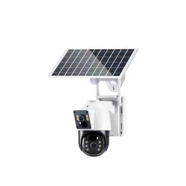 4G Solar Remote Monitoring Network Camera C2480WG-10i with CMOS Sensor and Metal Front