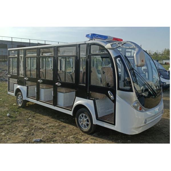 Beautiful Design 10 - 14 Seater Electric Shuttle Bus Low Speed Electric Sightseeing Car