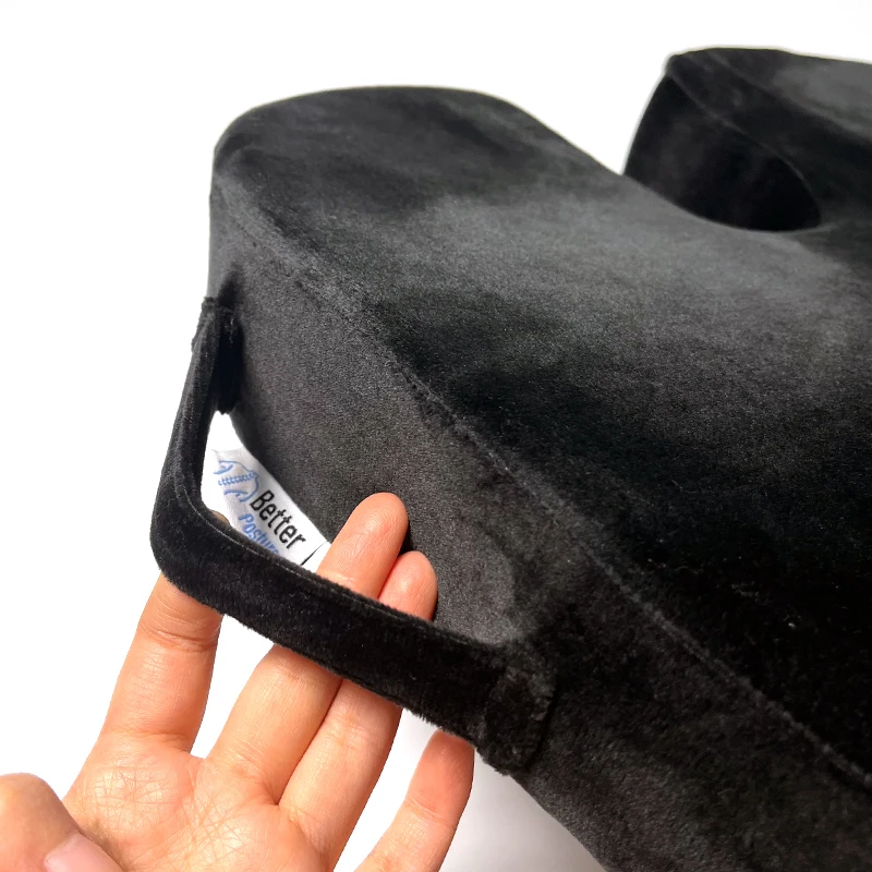 Breathable U-shape Memory Foam Coccyx Orthopedic Seat Cushion Core for Pure Color
