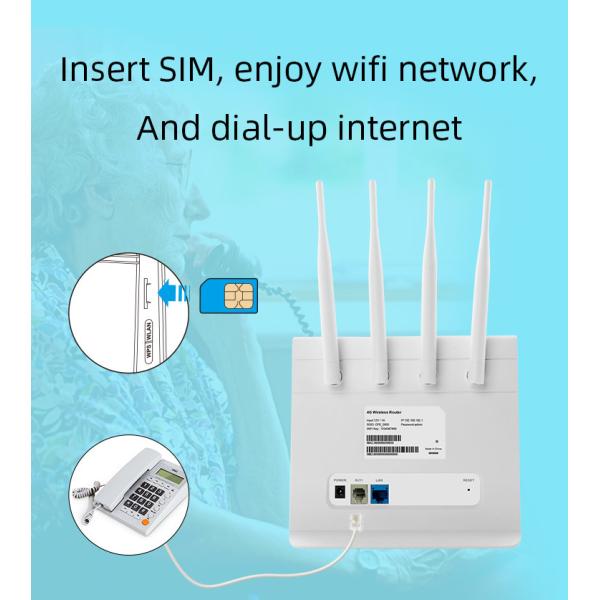 Маршрутизатор Volte автомобиля LTE 4 внешних прибора антенны 32 WiFi