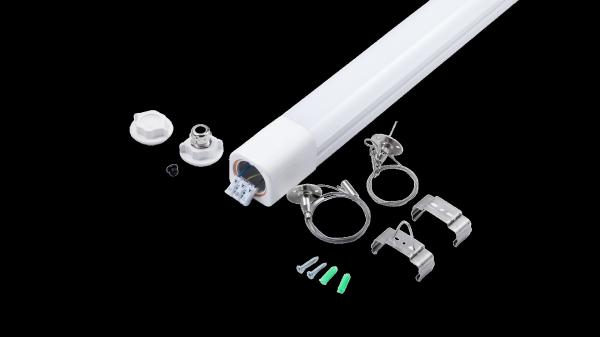 IP66 resistente à água resistente à poeira LED Tri-Proof Light CRI> 80 18W Outdoor 130lm/W Lamp Fixture for Factory, Retail Stores