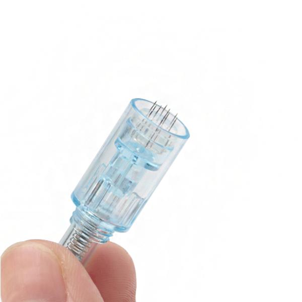 X5 Electric Derma Pen Stamp 9/12/36/42/Nano Needle Cartridges for Neck/Throat Target Area