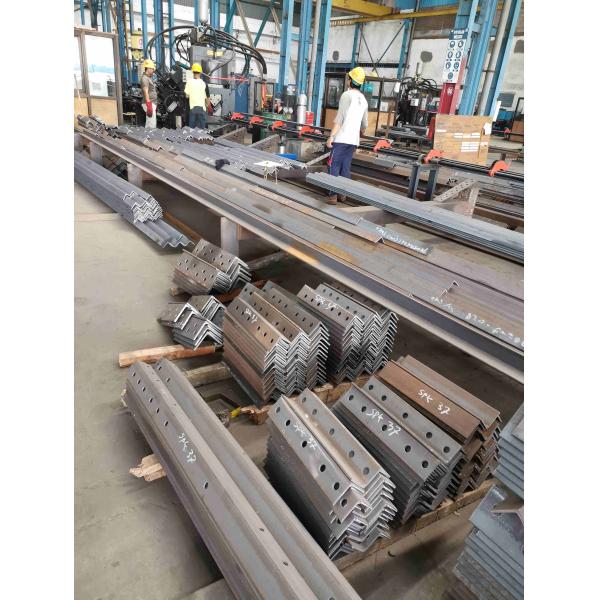 Стальная линия машина угла CNC фланца с пробивая отмечать функцией