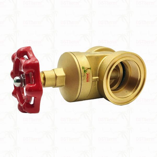 Brass Gate Valve With Red Handle 2