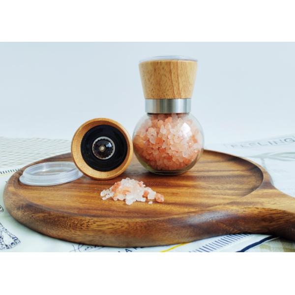 Molino de molienda de sal de vidrio tapa de molienda ajustable con núcleo de cerámica