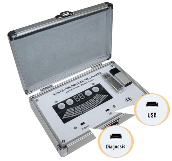 Portable Medical Magnetic Resonance Quantum Body Health Analyzer for SPA Club