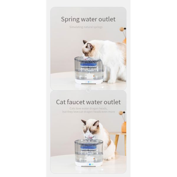 Large Capacity Automatic Pet Water Dispenser Cat Fountain Pet Products Drinker