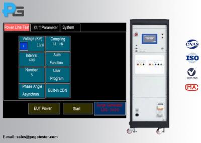 1.2/50μs Surge Generator EMC Test Equipment 10KV Open Circuit Output Voltage 20A CDN