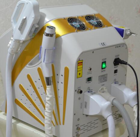 2015 new 4S IPL multi-function Beauty Machine-IPL&RF&E-light&ND YAG laser system