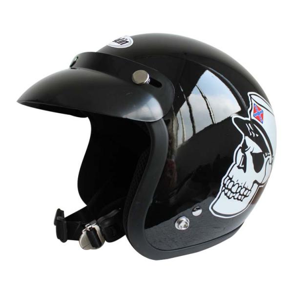 Replace/Repair Open Face Helmet with Visor Washable Sponge Lining Classic Retro Style