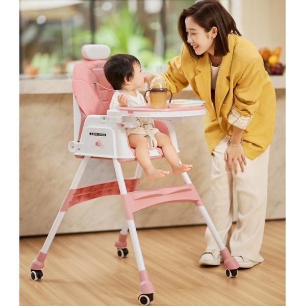 Multi Functional Portable Baby Dining Chair In Brown/Pink/Sky Blue/Green/Grey