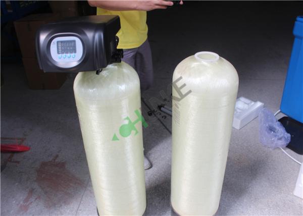 Manual Fiber Reinforce Plastic Water Softener Tank For Steam Boilers / Heat Exchangers